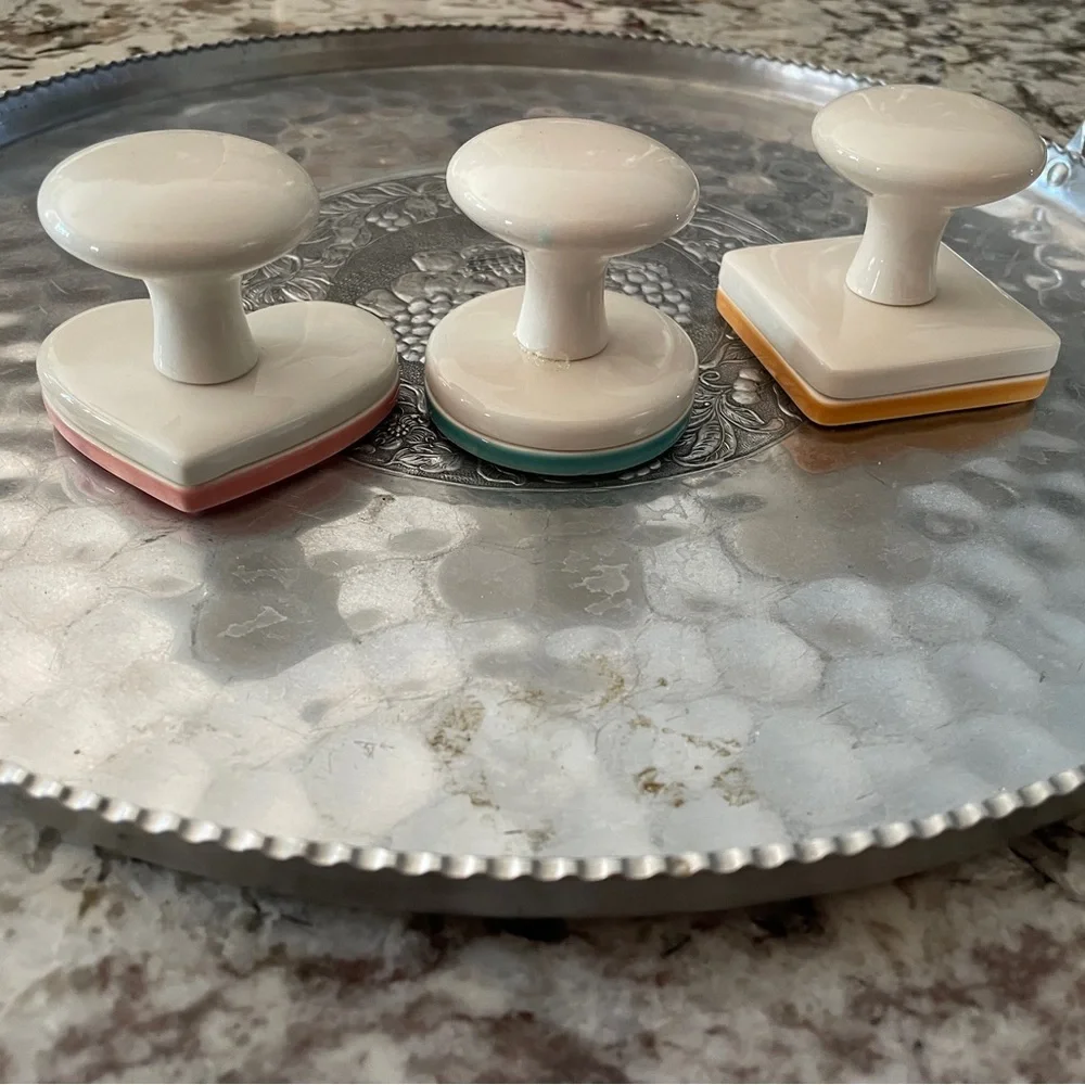 Hallmark Cookie Stamp Press Set of 3 - 